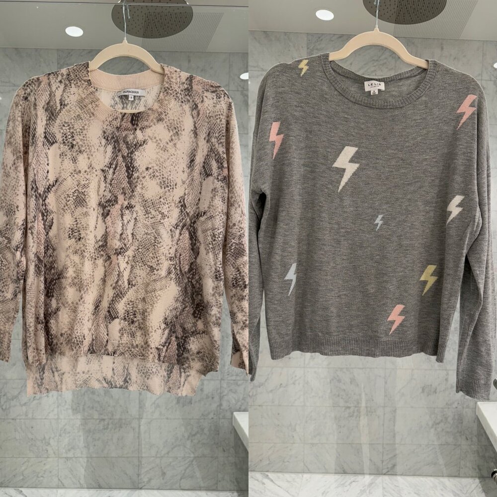 Olivaceous and Le Lis sweaters size women's small